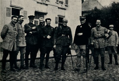 Churchill visita el campo de batalla de Somme, 1915, 1945 de Unbekannt