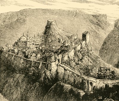 Ciudadela y Palacio de los Antiguos Reyes de Bulgaria en Tirnova, 1890 de Unbekannt