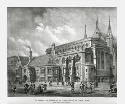 Biblioteca y Museo de la Ciudad de Londres, 1886 de Unbekannt