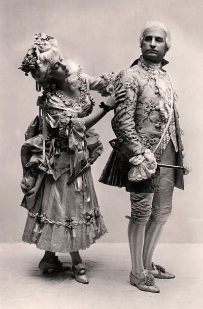 Clara Dow y Henry Lytton en Iolanthe, 1907 de Unbekannt