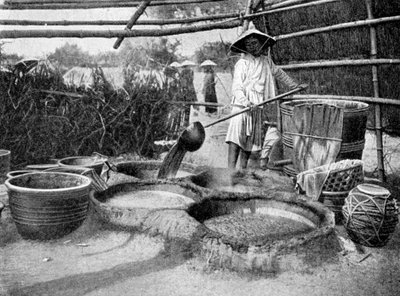 Clarificación del jugo de caña de azúcar, Annam, Vietnam, 1922 de Unbekannt