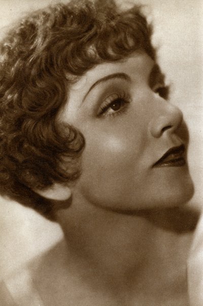 Claudette Colbert, actriz franco-estadounidense, 1933 de Unbekannt
