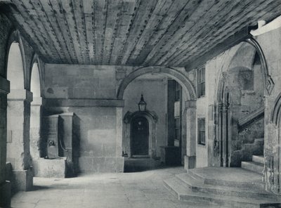 Bomba del claustro y escalones del salón, 1926 de Unbekannt