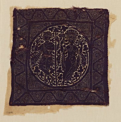 Fragmento de tela con Venus y Eneas de Unbekannt