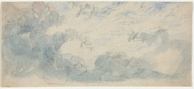 Estudio de nubes, 1800s de Unbekannt