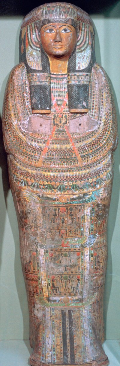 Ataúd del antiguo sacerdote egipcio Khons-Da-Khred, c. 1085 a.C. de Unbekannt