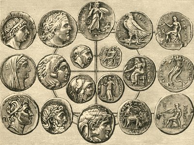Monedas de los soberanos macedonios de Siria y Egipto de Unbekannt