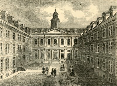 Colegio de Médicos, Warwick Lane. Interior del cuadrángulo, c. 1872 de Unbekannt