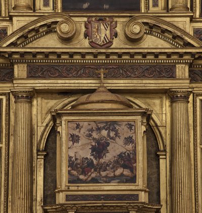 Colegiata. Interior. El altar mayor. (Detalle) de Unbekannt