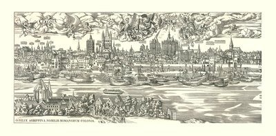 Colonia en el Rin en 1530 de Unbekannt