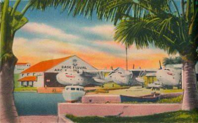 Base fluvial de la Armada Colombiana, Barranquilla, c1940s de Unbekannt