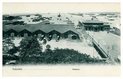 Puerto de Colombo, Ceilán, principios del siglo XX de Unbekannt