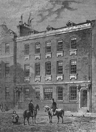 Casa del Coronel Blood, Westminster, Londres, c. 1870-1878 de Unbekannt