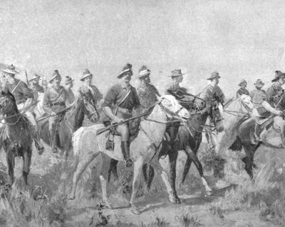 Tropas coloniales en Sudáfrica, 1899-1901: Bushmen australianos en marcha, 1901 de Unbekannt