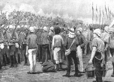 Tropas coloniales en la Guerra del Sudán, 1883-85: Infantería de Nueva Gales del Sur...en Suakim, 1885 de Unbekannt