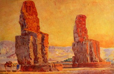Colosos de Tebas, c1918-c1939 de Unbekannt