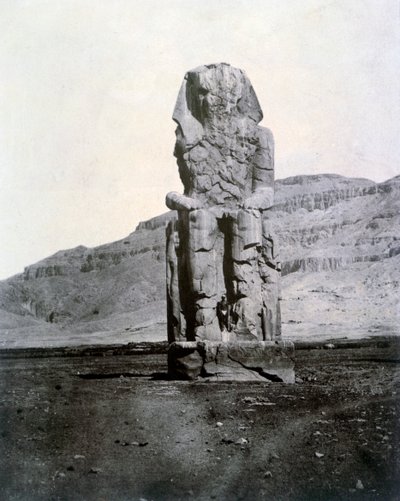 Colosos de Memnón, Tebas, Egipto, 1852 de Unbekannt
