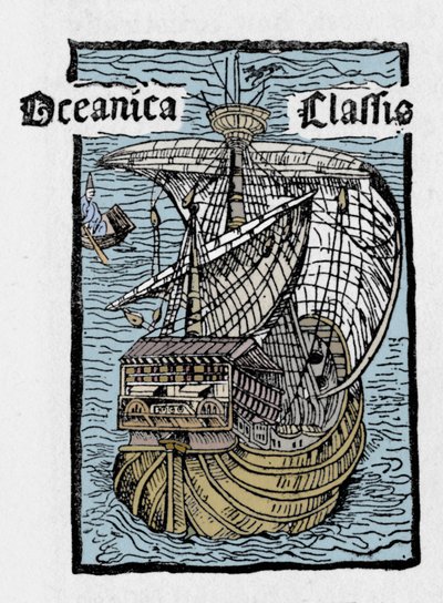 El barco de Colón, La Santa María, 1493 de Unbekannt