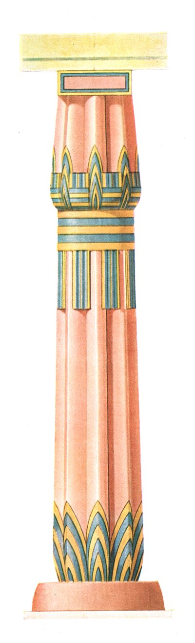 Columna de Karnak, Egipto, 1928 de Unbekannt