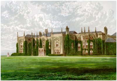 Abadía de Combermere, Shropshire, hogar de Viscount Combermere, c1880 de Unbekannt