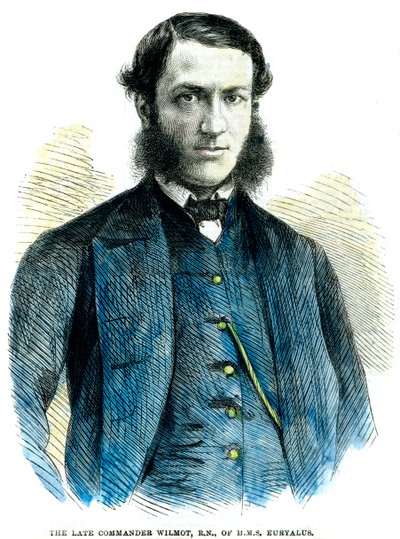 Comandante Wilmot, del HMS Euryalus, 1863 de Unbekannt
