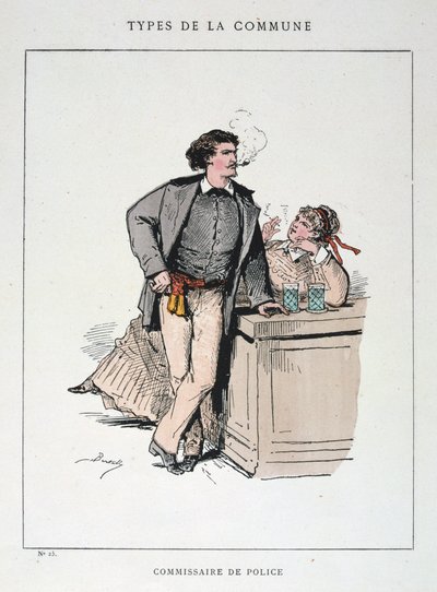Comisario de Policía, Comuna de París, 1871 de Unbekannt
