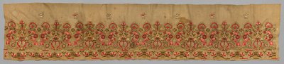 Borde completo de falda, 1700s de Unbekannt