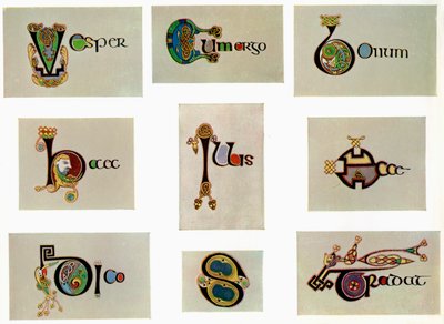 Letras compuestas, 800 d.C., siglo XX de Unbekannt
