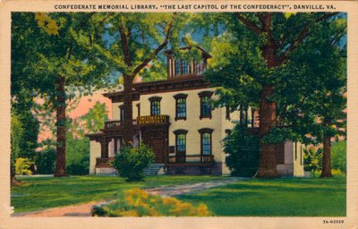 Biblioteca Memorial Confederada, Danville, Virginia, 1938 de Unbekannt