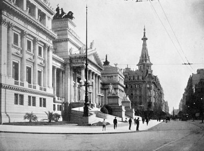 Salón del Congreso y Avenida Callao, Buenos Aires, Argentina de Unbekannt