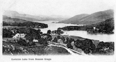 Lago Coniston, Distrito de los Lagos, Cumbria de Unbekannt