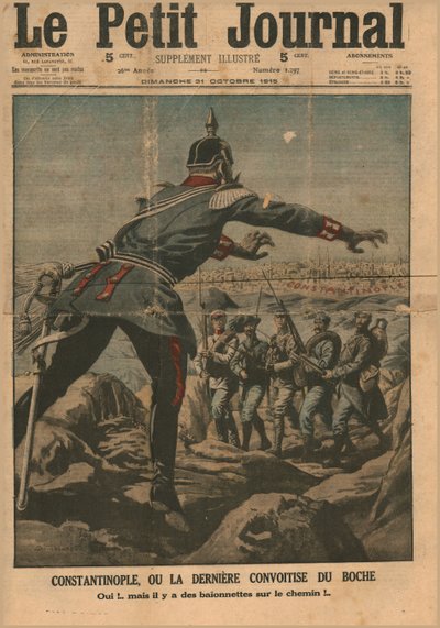 Constantinopla, o la codicia final de los hunos, 1915 de Unbekannt