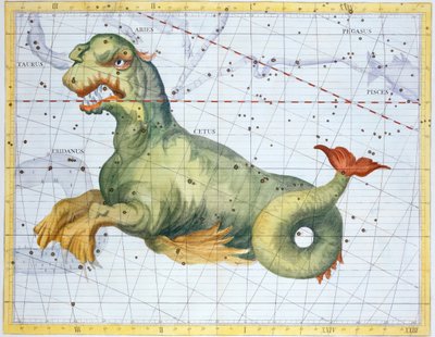 Constelación de Cetus la Ballena de Unbekannt