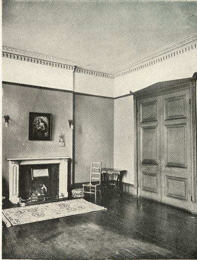 Interiores contrastados: Regencia - Mecklenburgh Square, Bloomsbury, 1938 de Unbekannt