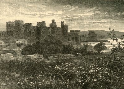 Castillo de Conway, desde el camino a Llanrwst, 1898 de Unbekannt