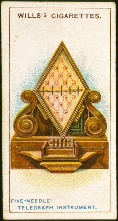 Telégrafo de 5 agujas de Cook y Wheatstone, 1837 1915 de Unbekannt