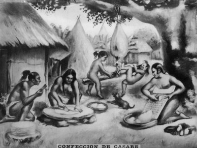 Cocción de Casabe, 1920s de Unbekannt