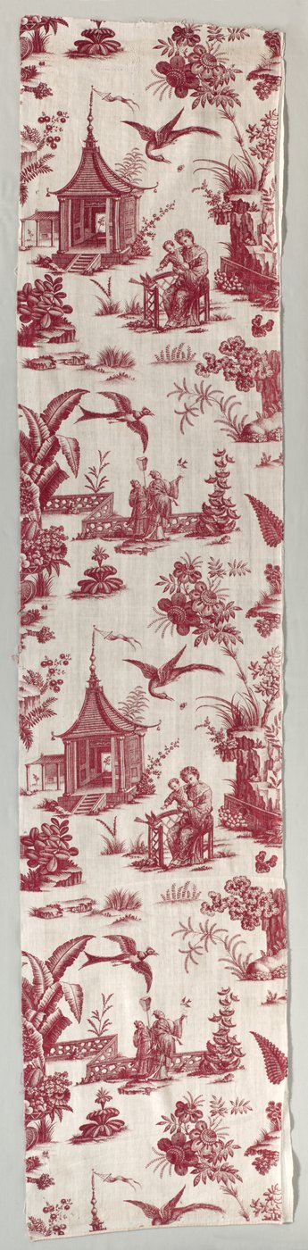 Algodón impreso en plancha de cobre, 1700s de Unbekannt