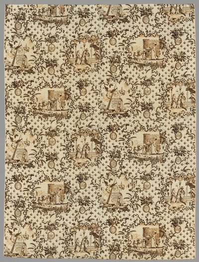 Lino impreso en plancha de cobre, 1789-1791 de Unbekannt