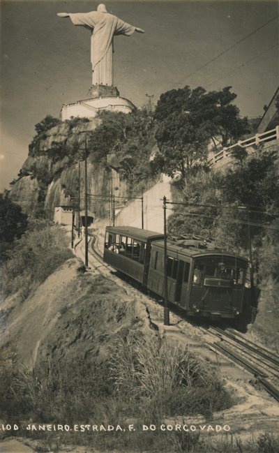Ferrocarril de cremallera de Corcovado, Río de Janeiro, Brasil de Unbekannt