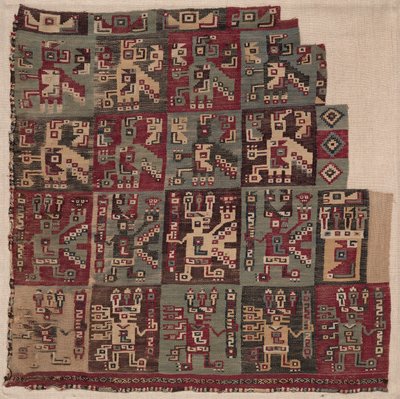 Fragmento de esquina, probablemente de una túnica, 700-1100 d.C. de Unbekannt