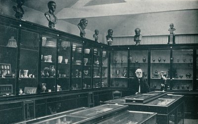 Vista de la Esquina del Museo Wedgwood en las Antiguas Obras en Etruria, Staffordshire, c. 1908 de Unbekannt