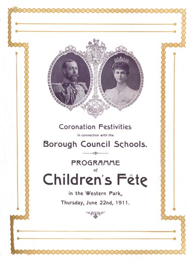 Festividades de la Coronación en relación con las Escuelas del Consejo Municipal, 1911, 1917 de Unbekannt