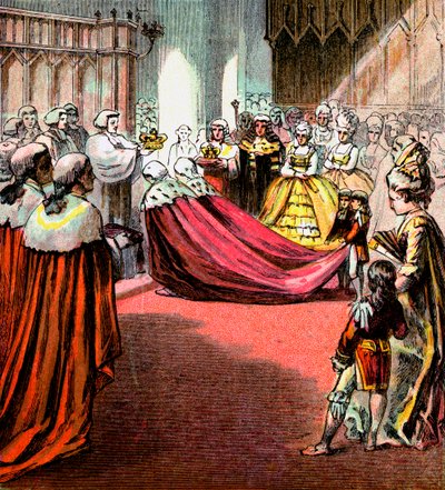 Coronación de Jorge III, 1761, c1850s de Unbekannt