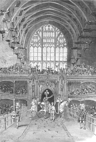 Coronación de Jorge IV en Westminster Hall, 1897 de Unbekannt