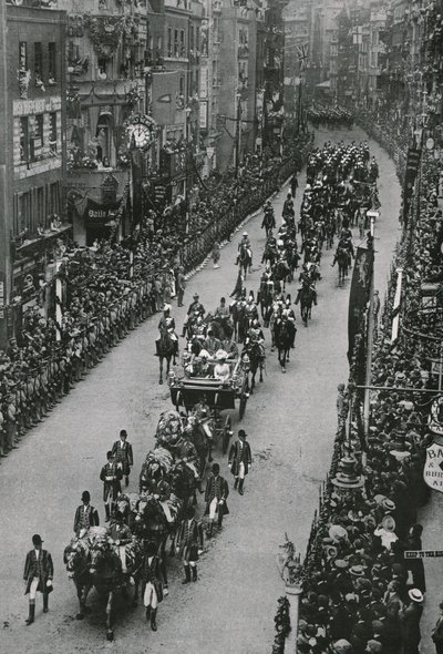 Coronación del Rey Jorge V y la Reina María, Londres, 1911 de Unbekannt