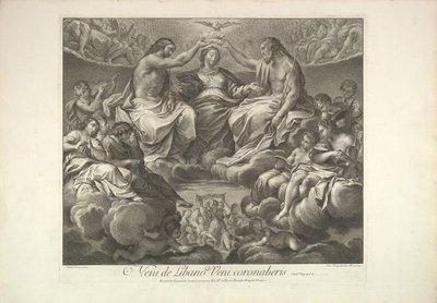 Coronación de la Virgen, 1741 de Unbekannt