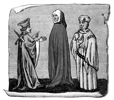 Traje, siglo XIV, 1910 de Unbekannt