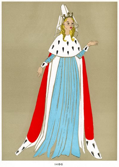 Traje de 1486, principios a mediados del siglo XX de Unbekannt