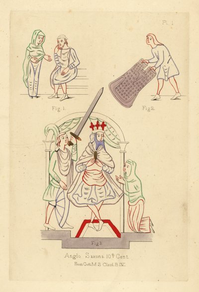 Trajes de los anglosajones de Unbekannt
